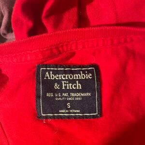 Abercrombie & Fitch Vibrant Red Shirt